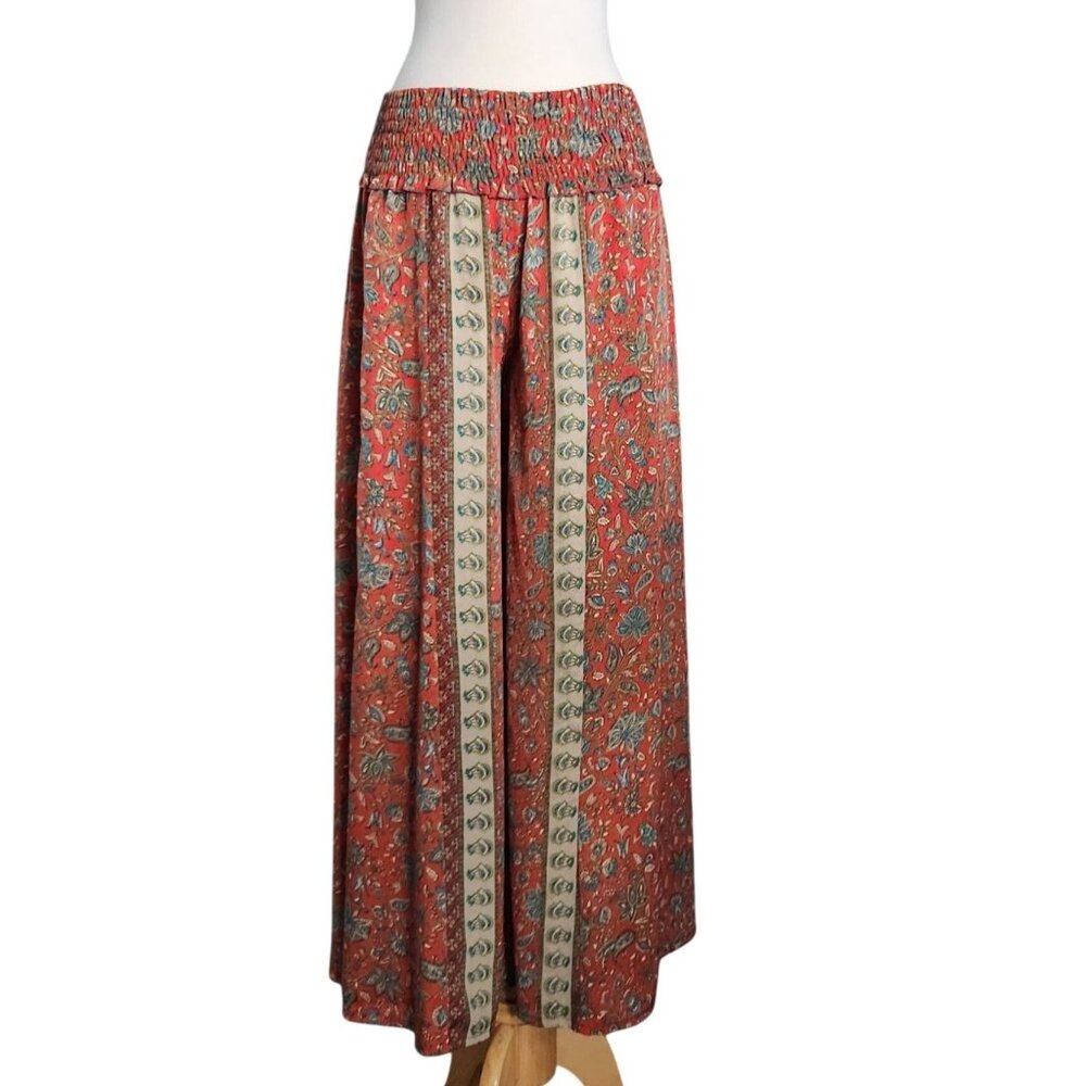 Karma Highway Wide Leg Palazzo Pants Women's One Size Boho Hippie